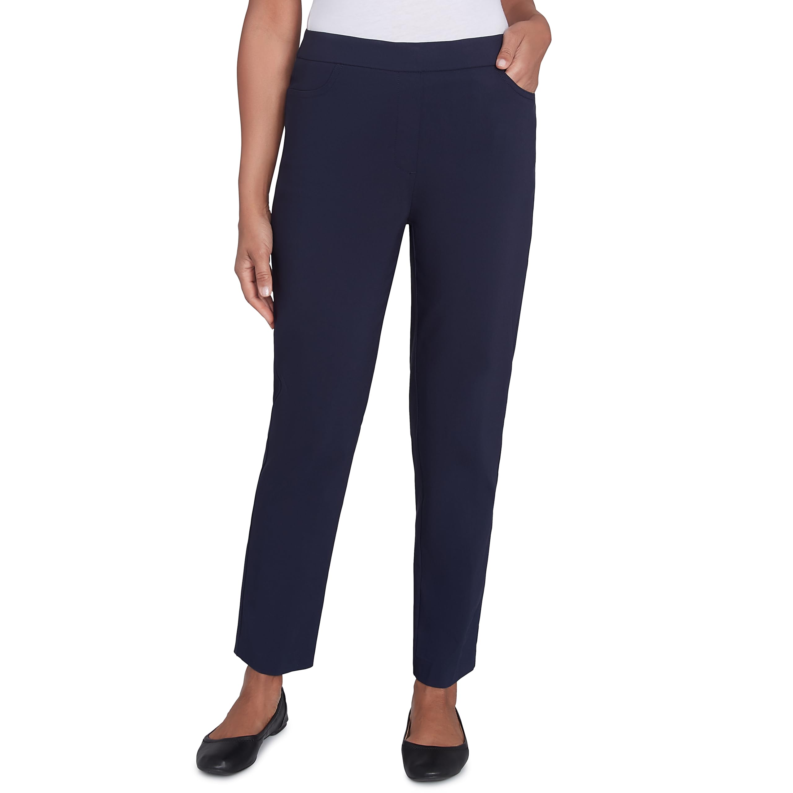 Women's Allure Slimming Petite Stretch Pants - Modern Fit Pants