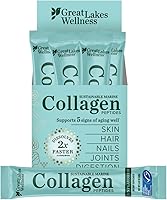 Vista 1 de Great Lakes Wellness Péptidos de colágeno marino sostenible en polvo para piel, cabello, uñas, articulaciones y digestión - Sin sabor - Hidrolizado