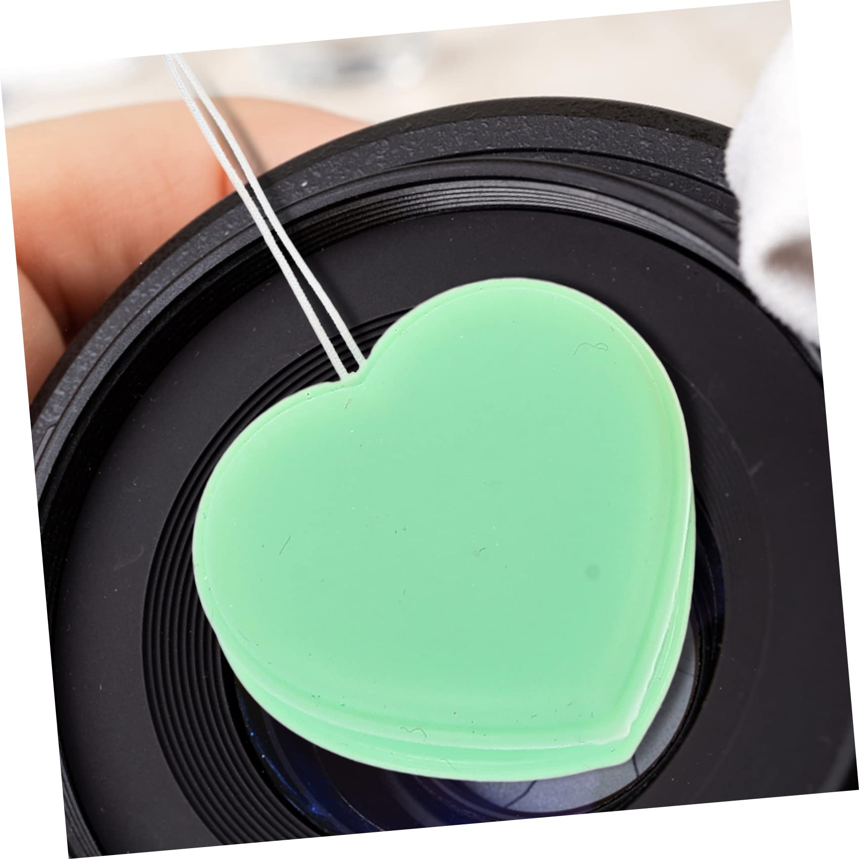 Ipetboom 20pezzi Panni Per Pulizia Schermo Microfibra Forma Di Cuore Pulitore Per Occhiali e Smartphone Decorazioni Per Appendere Zaini e Chiavi
