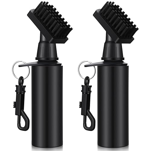 2 Pack Club Cleaner Groove Tube Golf Brush With Leakproof