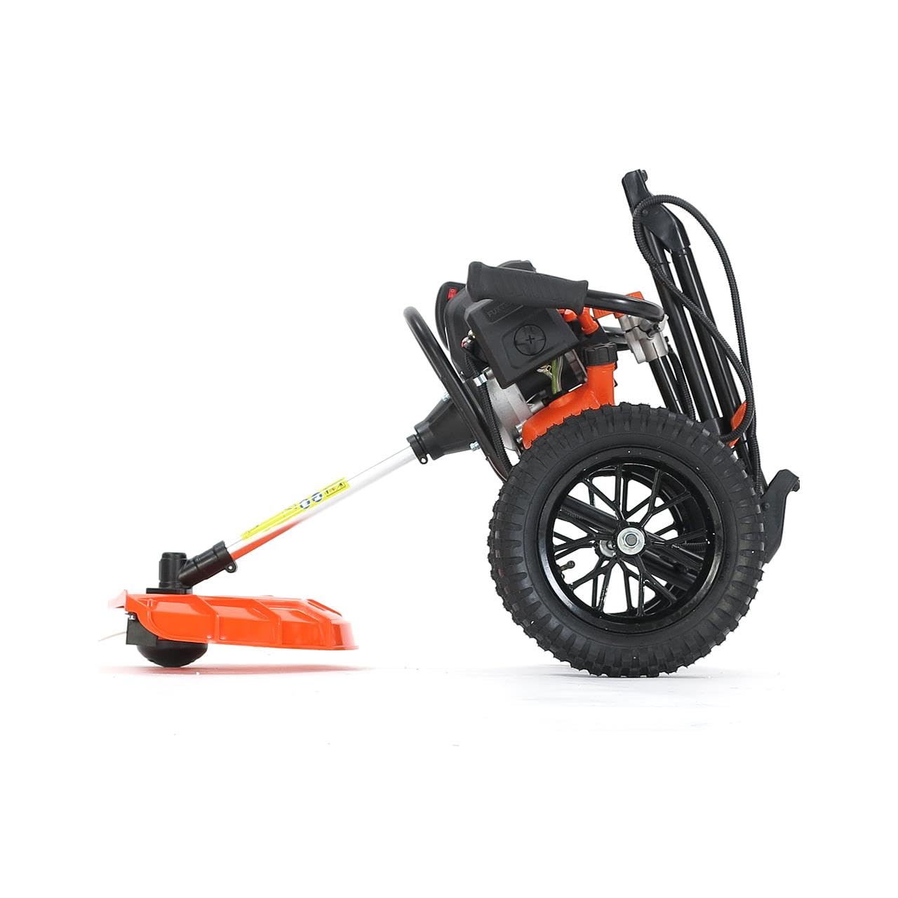 FUXTEC Desbrozadora con Ruedas de Gasolina FX-FSR152 de 52cc y con 3 CV - diseñada para Grandes Superficies y para su Espalda. Recortadora Trimmer,Motor de Gasolina de 2 Tiempos