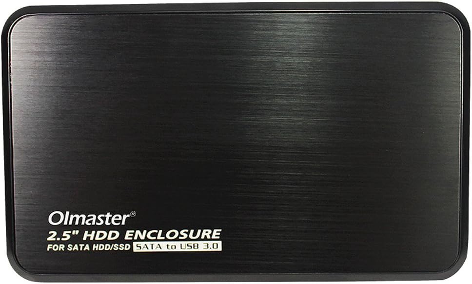 Techkoo 2.5''Hard Drive Disk HDD External Enclosure Case SATA to USB 3.0 for SATA HDD/SSD 12.5mm 9.5mm 7mm Up to 5TB