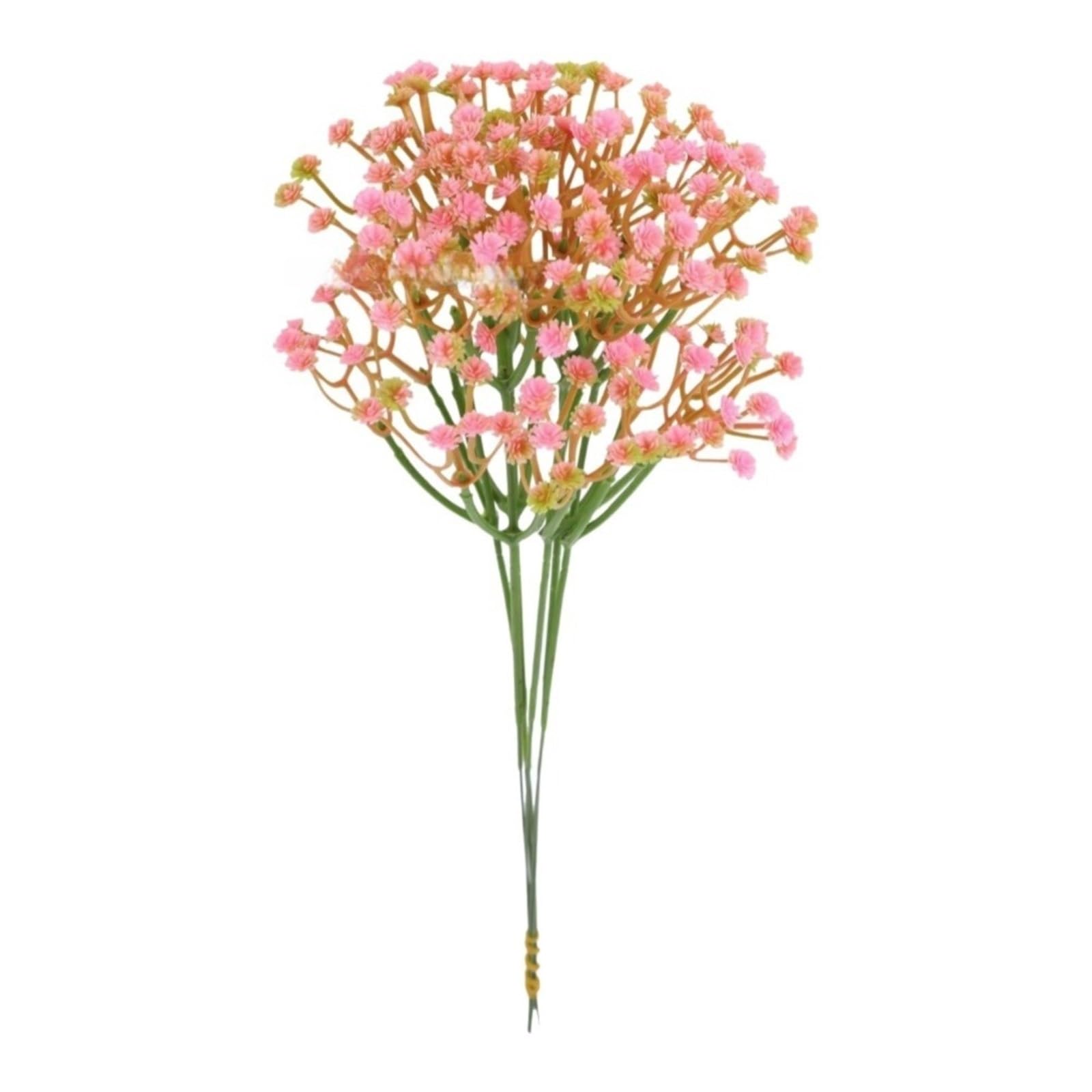 Dcrxz Artificial Flowers 50Pcs Real Touch Artificial Baby Breath Flowers 29cm Length DIY Floral Fake Gypsophila Bouquet Decoration Realistic(Pink)