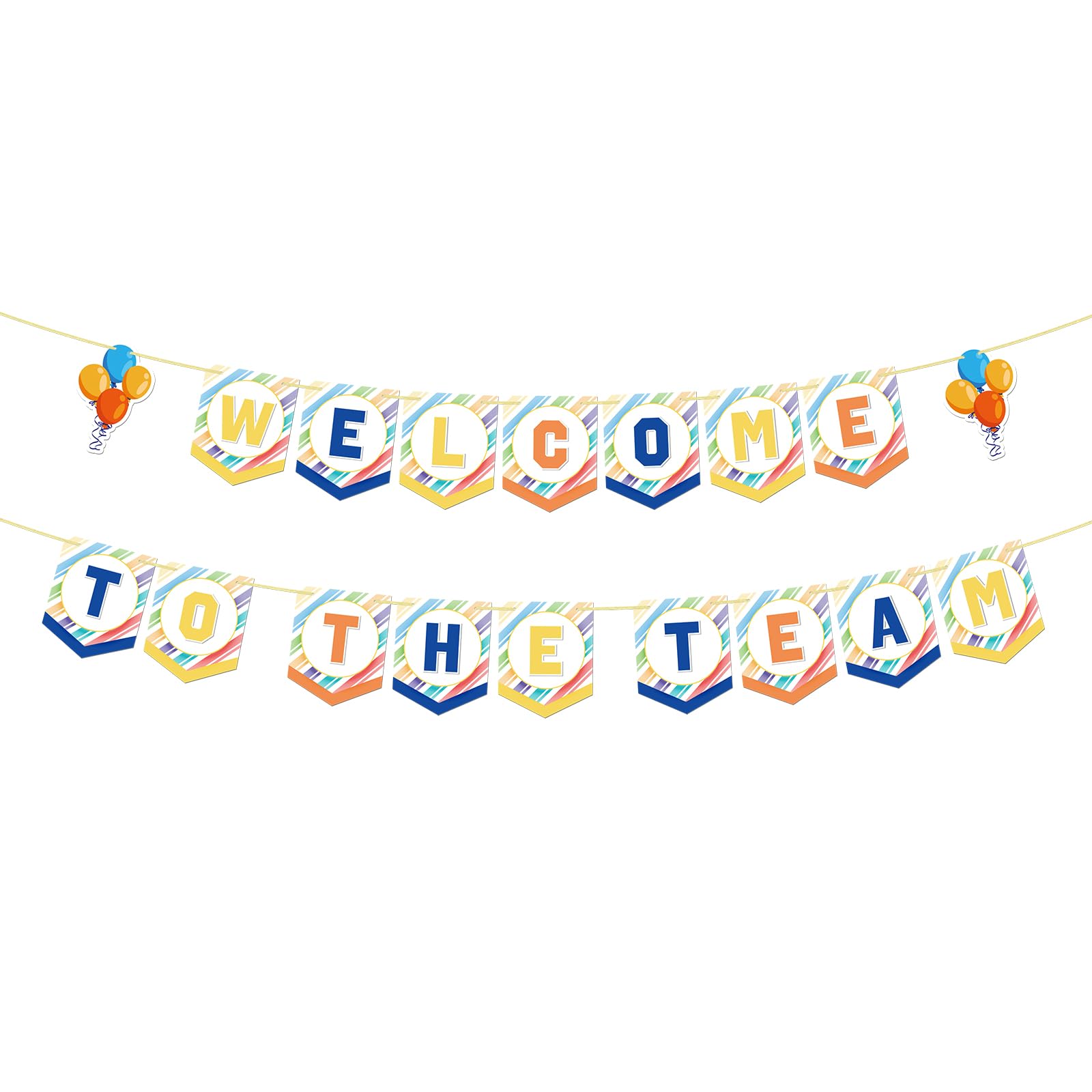 Welcome to The Team Banner New Employee New Teacher Employee Coworker Staff Colleague Team Member Office Party Decoration Supplies Welcome Print Bunting Banner