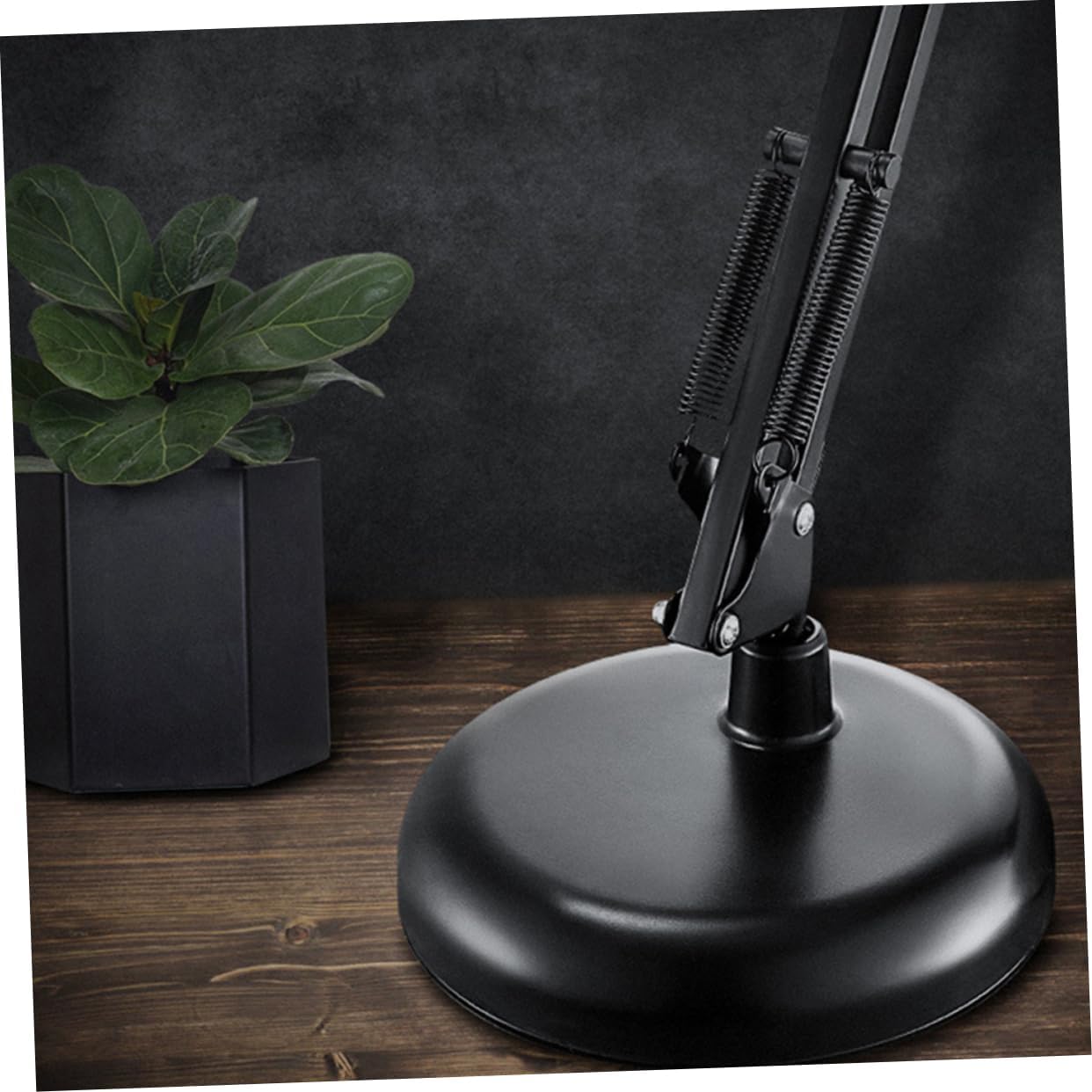 USB Charging Desk Lamp Adjustable Long Arm Reading Lamp Eye-Caring for Home Office Dimmable Metal Foldable Design