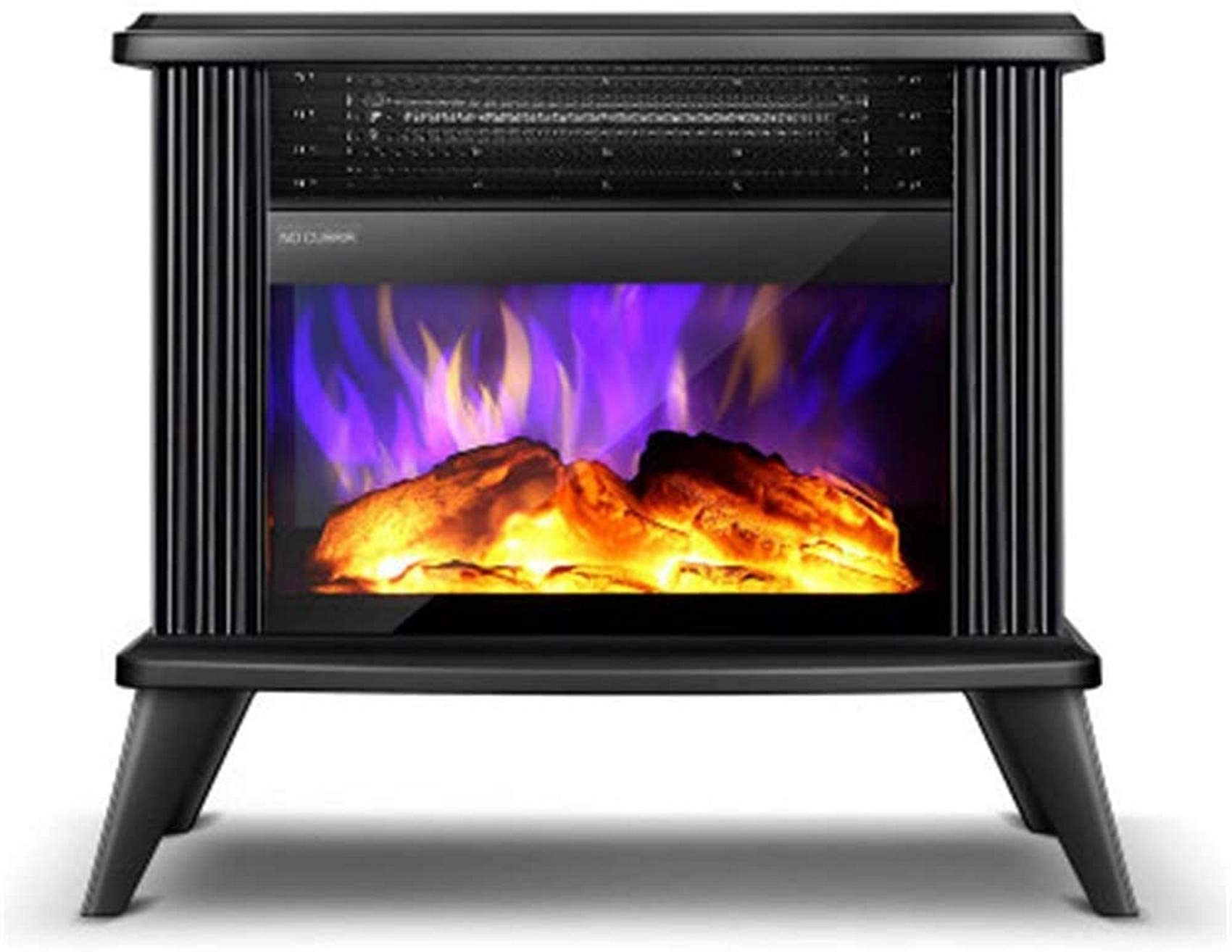 DGHJK Electric stove fireplace heating advanced heating system adjustable  realistic 3D silent flame fan anti-tip overheating easy movement indoors  and outdoors : Amazon.co.uk: DIY u0026 Tools