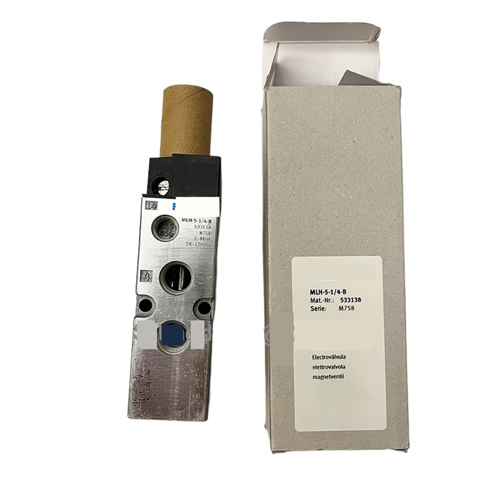 1pcs Solenoid Valve MLH-5-1/4-B 533138 MLH-5-1/8-B 533137(MLH-5-1-4-B 533138)