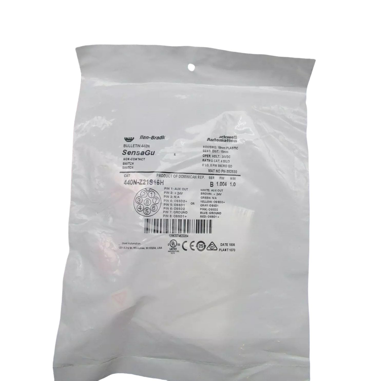 440N-Z21S26H Non Contact Switch