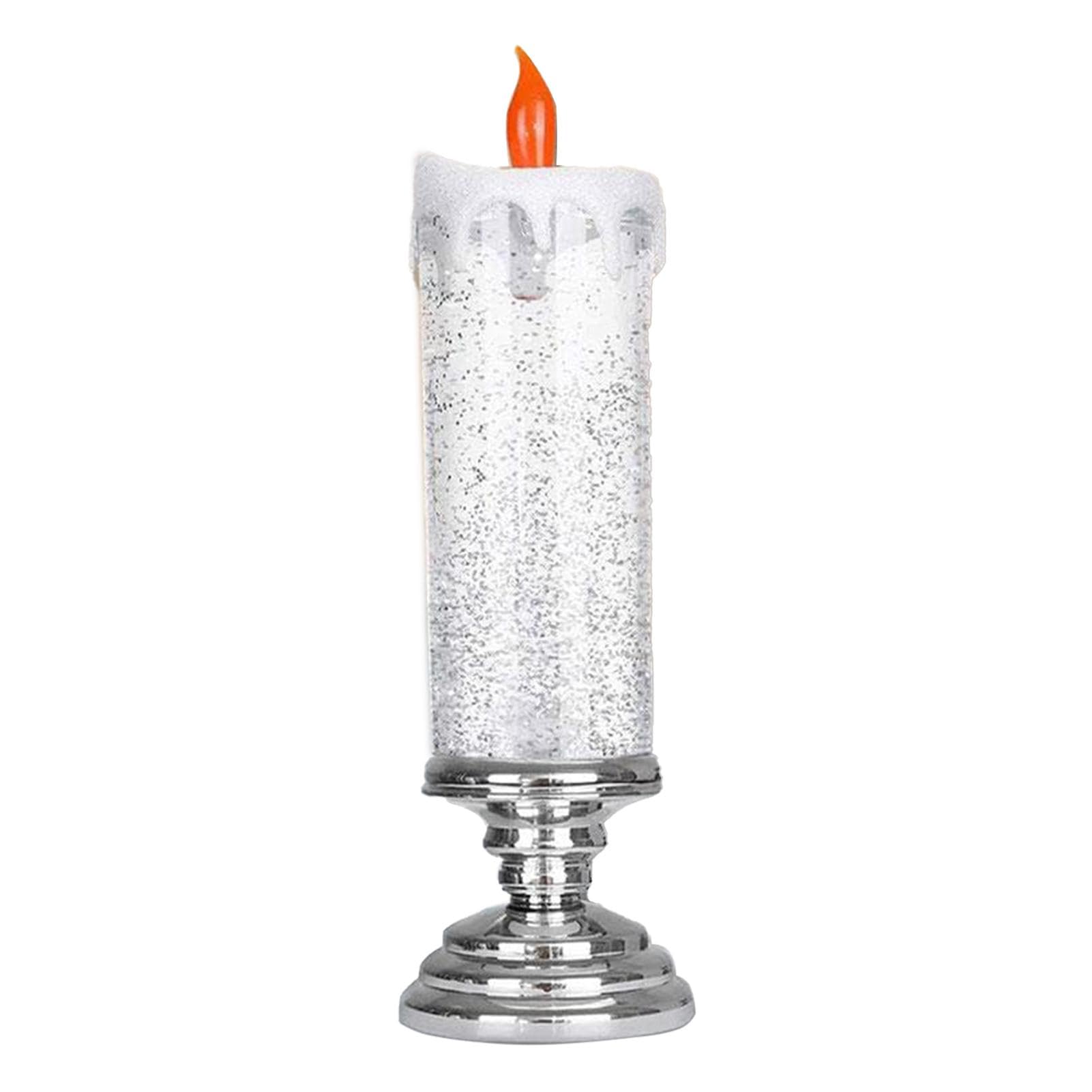 Velas LED Navideñas - Luces De Candelabro Sin Llama | Velas LED Para Bodas | Velas Eléctricas Interiores Y Exteriores | Perfecto Para Bodas, Halloween Y Accesorios De Decoración Del Hogar Navideños.