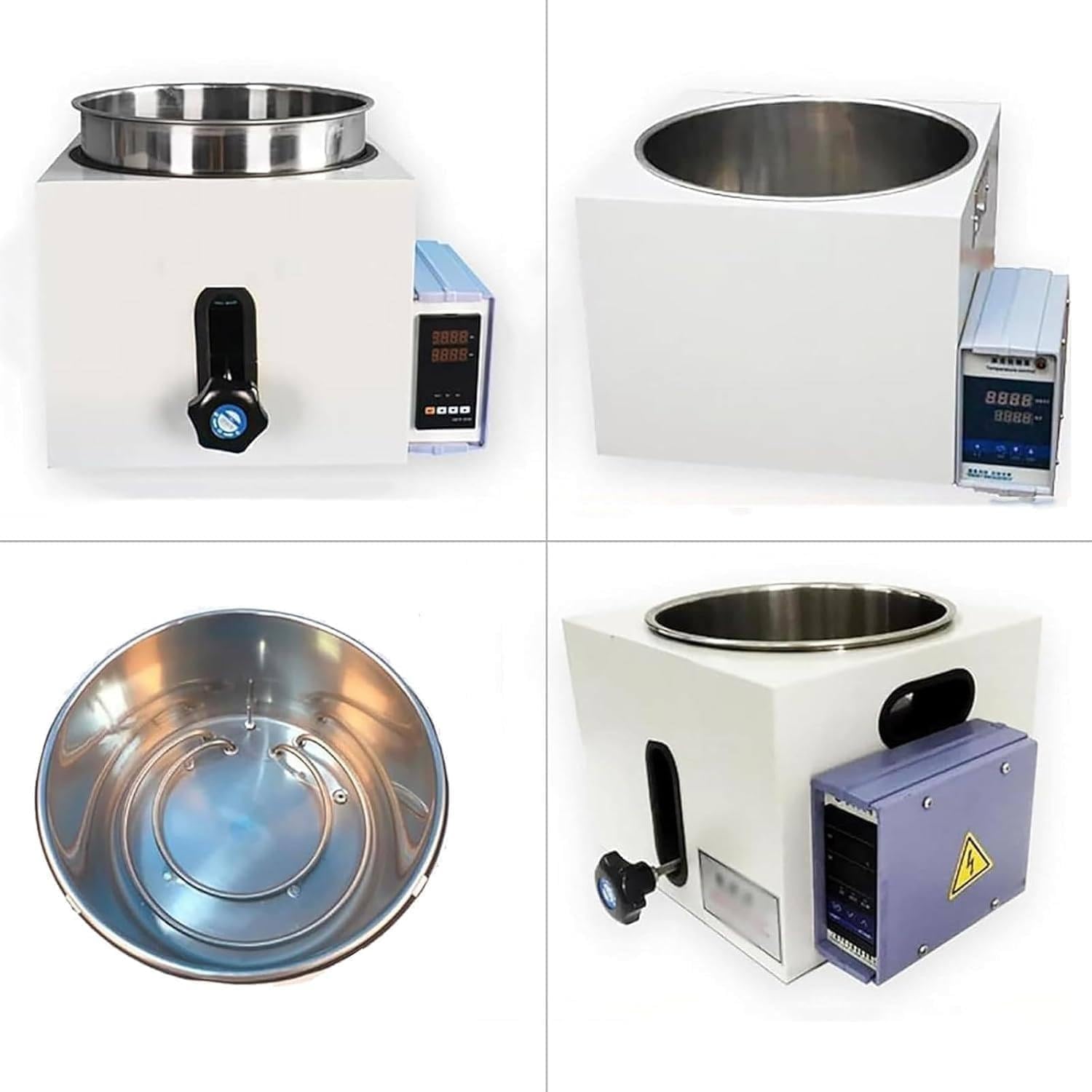 Thermostatisches Öl- und Wasserbad mit einstellbarem Aufzug, Edelstahl-Heizung, 250 ° C Bereich, ± 1 ° C Genauigkeit für Labor und gewerbliche Nutzung