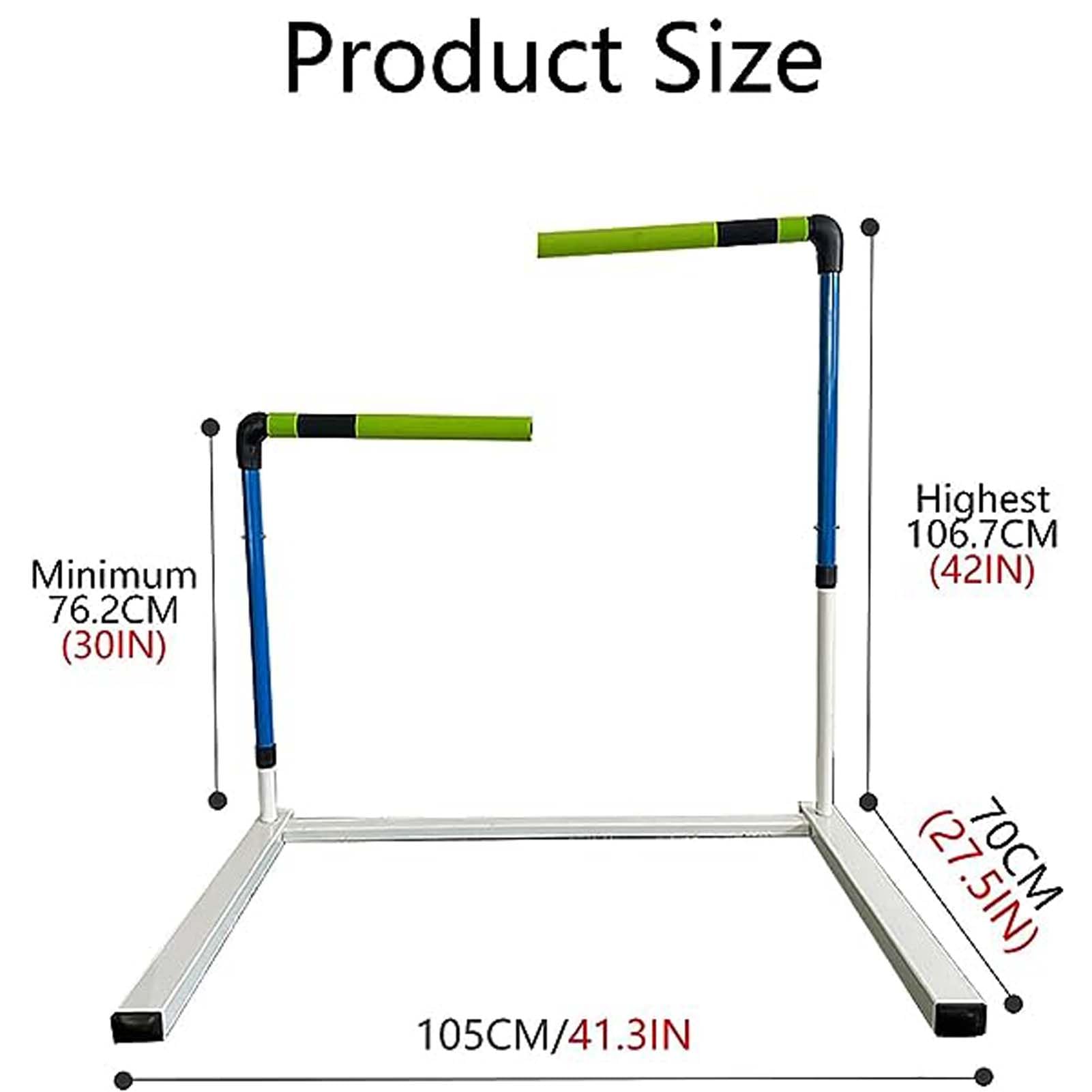 Attrezzatura per la Pratica Sportiva con Ostacoli Regolabili – velocità e Allenamento pliometrico per Fitness – per Atletica Leggera Indoor/Outdoor/Scuola Superiore/Scuola Media