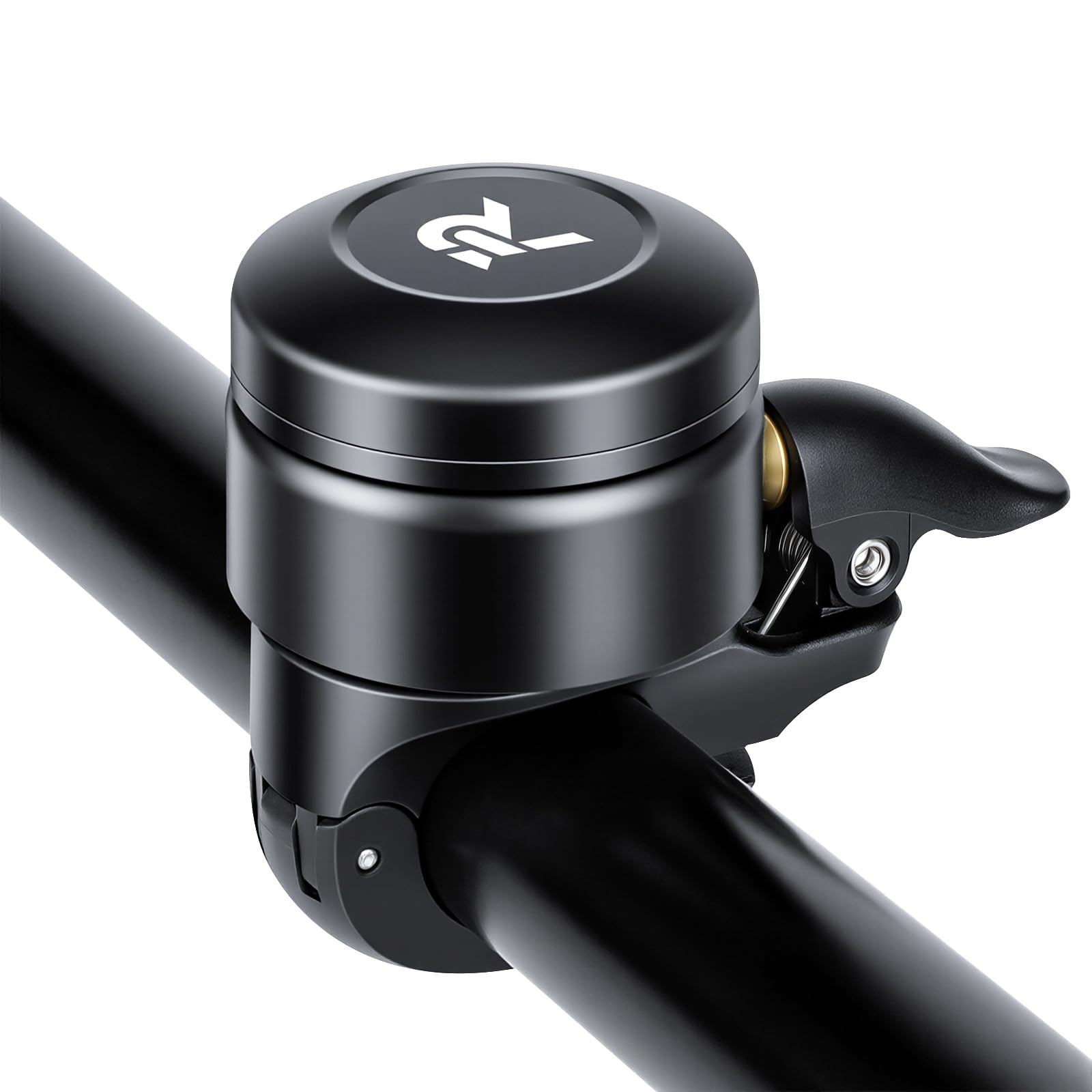 Bike Bell for Apple AirTag, Copper Bicycle Bell,Tracker Holder for AirTag Hidden in Bell,Waterproof for Adults Kids Bikes 0.87inch/22.2mm Handlebar, Anti-Theft,120dB Loud