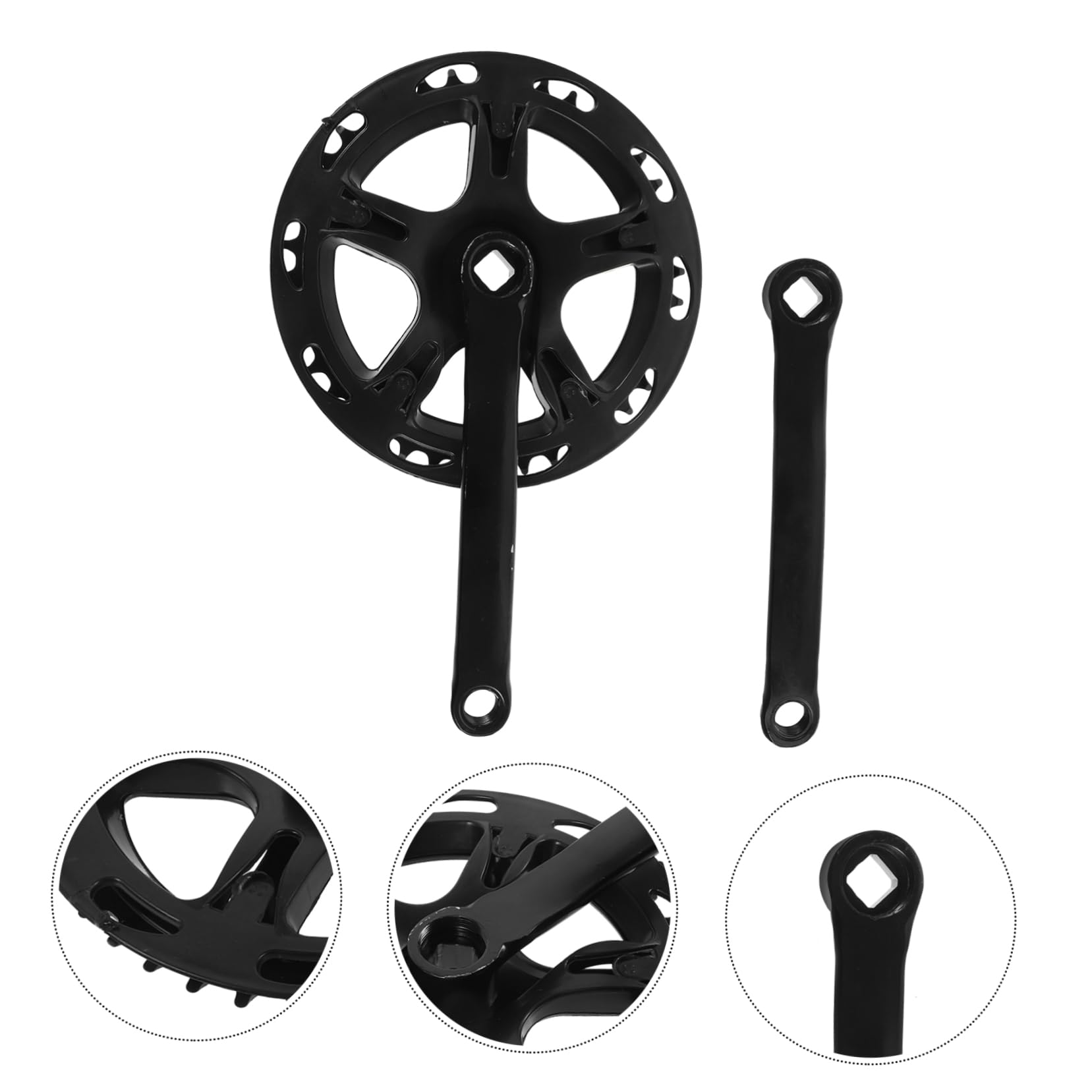 Toyvian Pedivella per Bicicletta in Parte di Ricambio per Mountain Bike Braccio Sinistro della Pedivella Accessori per Bici