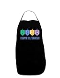 TOOLOUD Happy Hanukkah Dreidels Dark Adult Apron