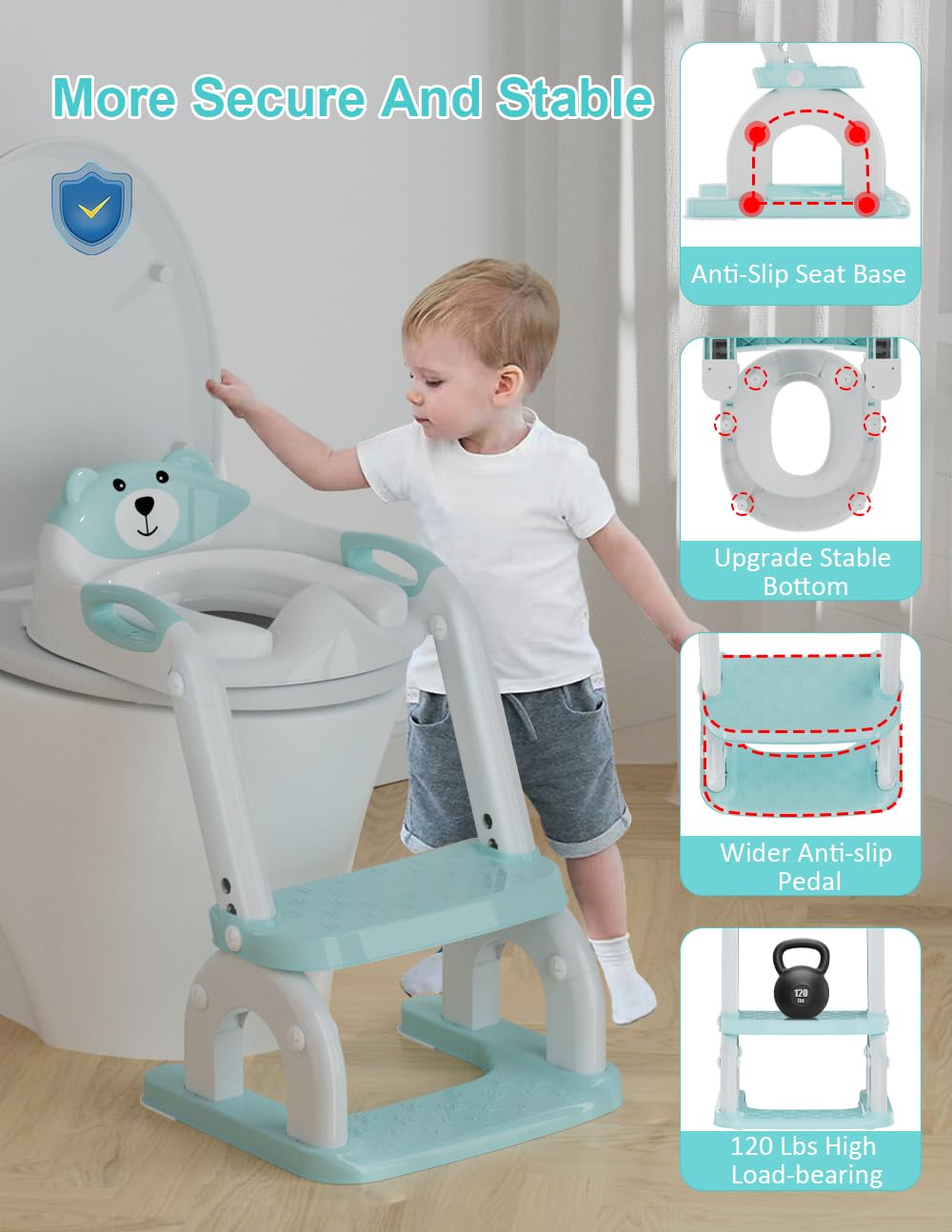 Seggiolini da addestramento per bambini (blu)