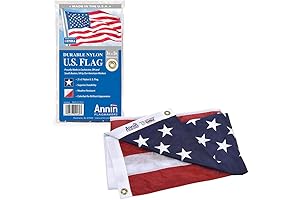 3x5 American Nylon SolarGuard Nyl-Glo U.S. Flag