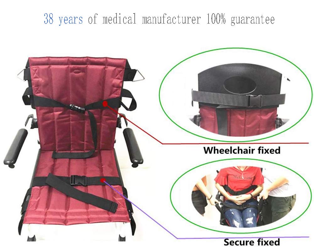 Posizionamento del paziente Pad trasferimento cinghia Lift Sling trasporto mobilità Ausili attrezzature cura per anziani disabili (4 maniglie)