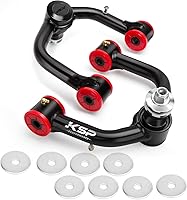 Vista 13 de KSP PERFORMANCE - Brazos de control superiores delanteros, ajustables de 2 a 4 pulgadas, 2 piezas, negros