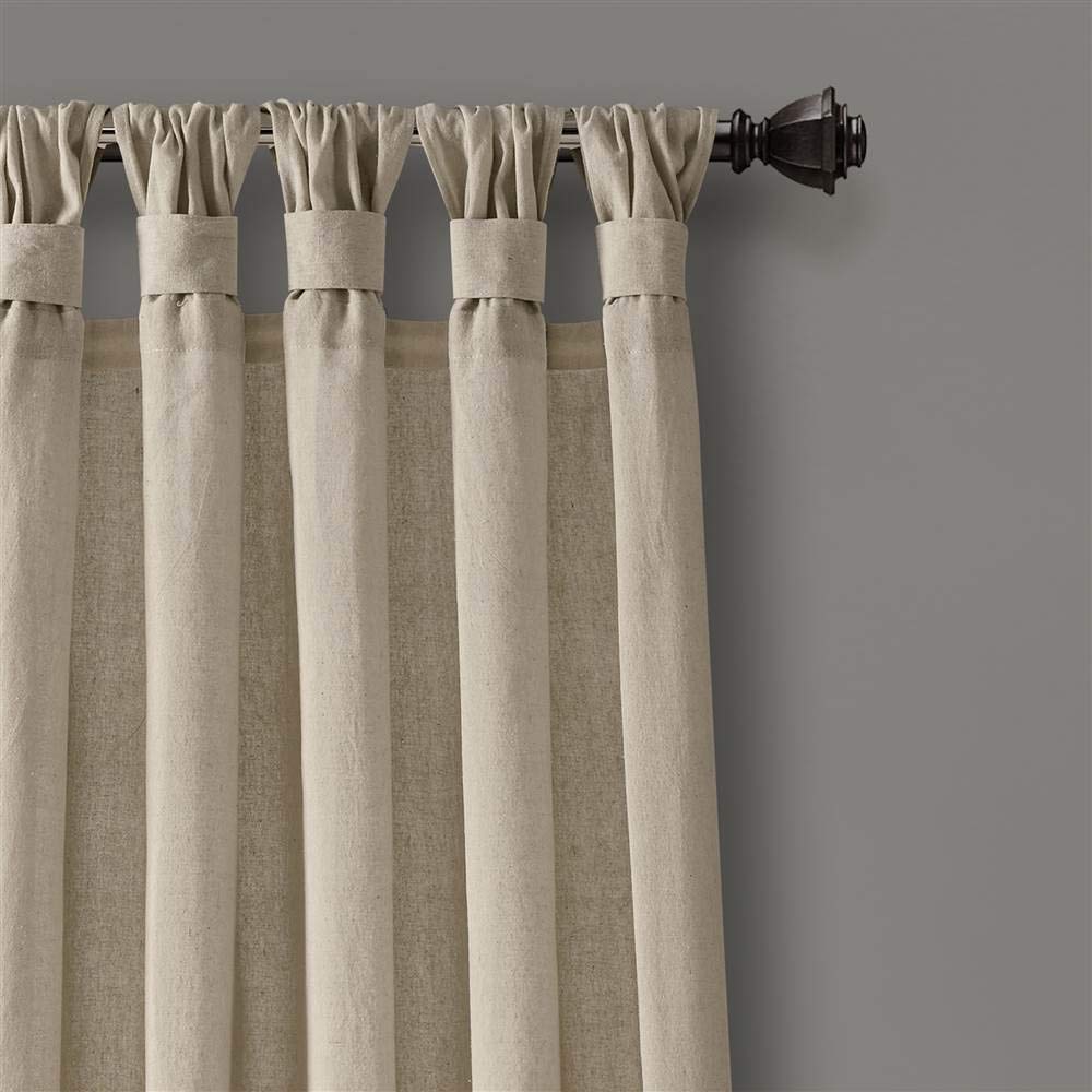 Paire de rideaux en toile de jute 60 L x 72 H - France