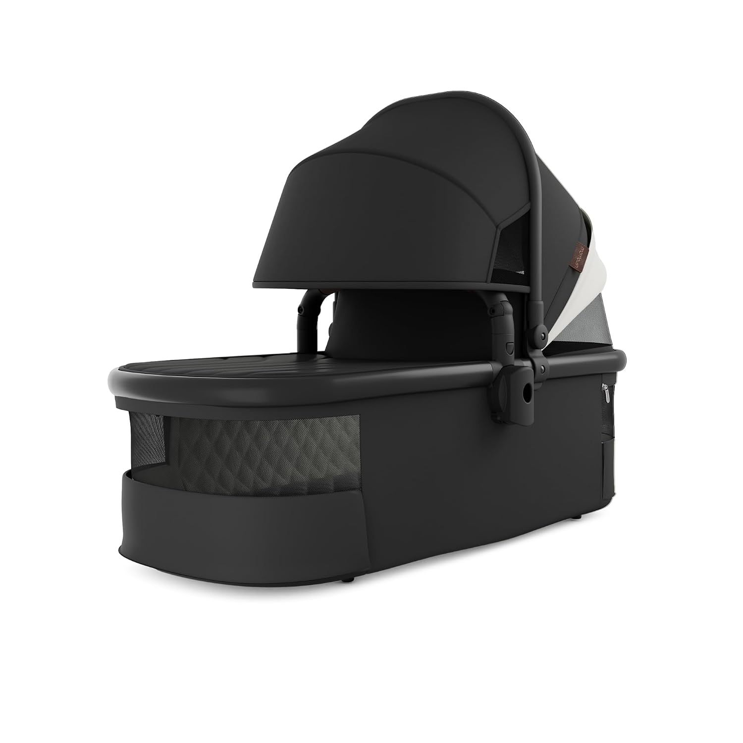 mompush Stroller Bassinet - Compatible with Ultimate 2, Ultimate 3 Strollers, Carrycot Attachment, Suitable from Birth Up to 20 lbs, Ventilation Panels, Extra-Large Extendable Sun Canopy & Spacious