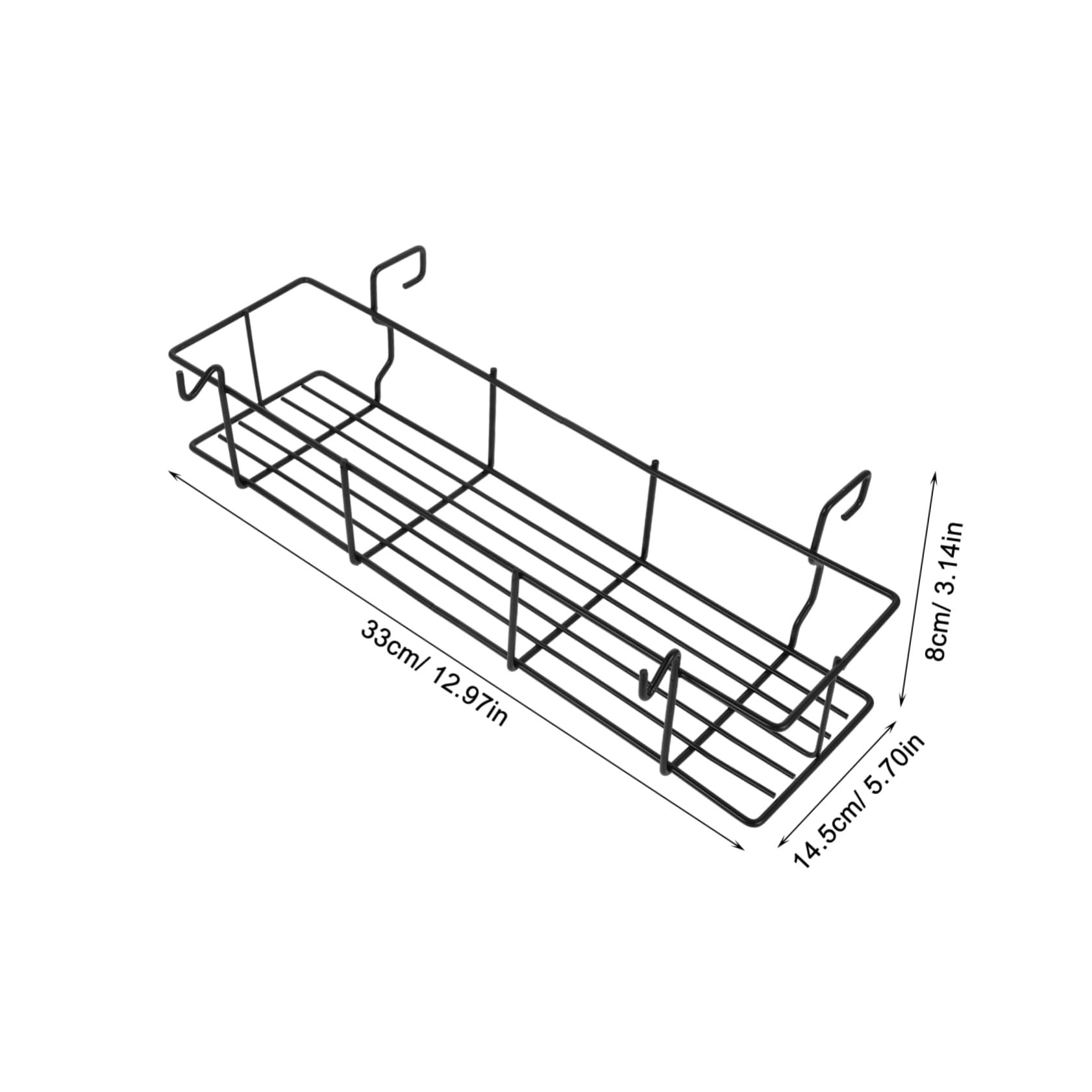 COLLBATH Grill Baskets Stainless Steel Seasoning Basket Oven Roast Rack Spacious Storage for Bbq Tools
