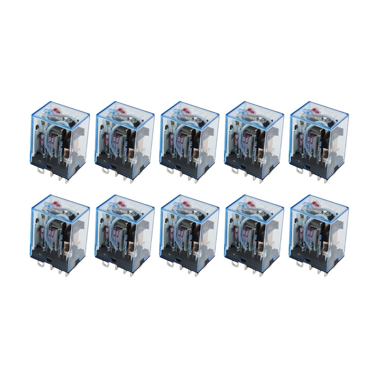 Relais DPDT LY2NJ 48V DC à 8 broches avec contacts 10A pour isolation de puissance