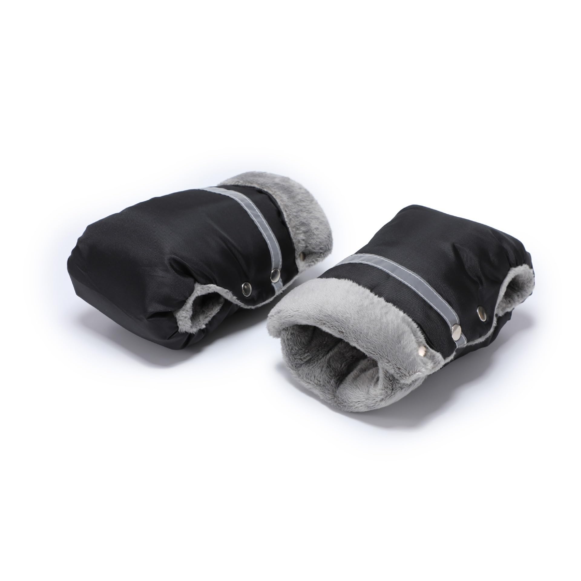 Guanti Passeggino Scaldamani for passeggino, guanti invernali spessi e caldi, resistenti all'acqua, universali(Gray)