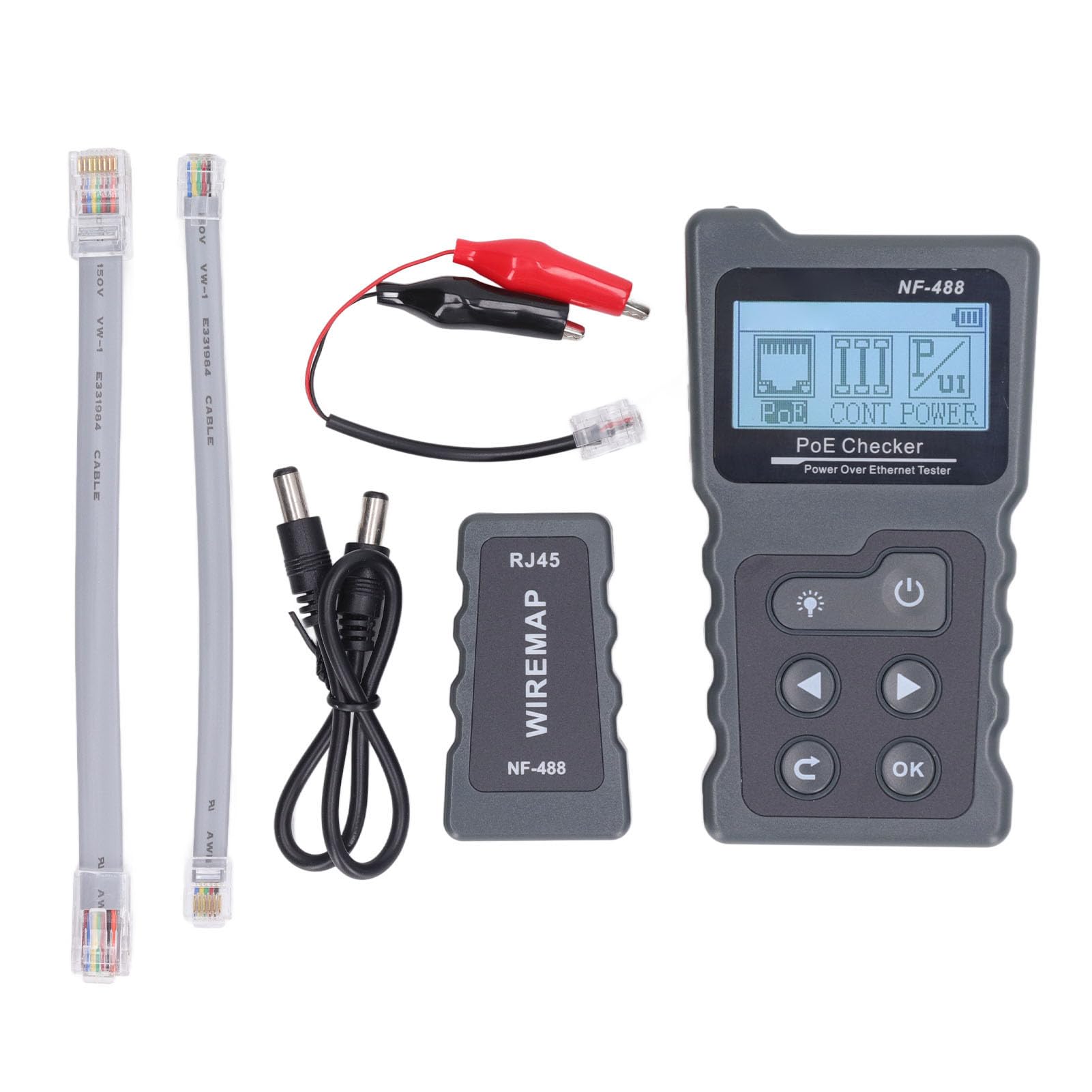 Tester POE do Sieci, Automatyczna Identyfikacja, dla CAT5 CAT6