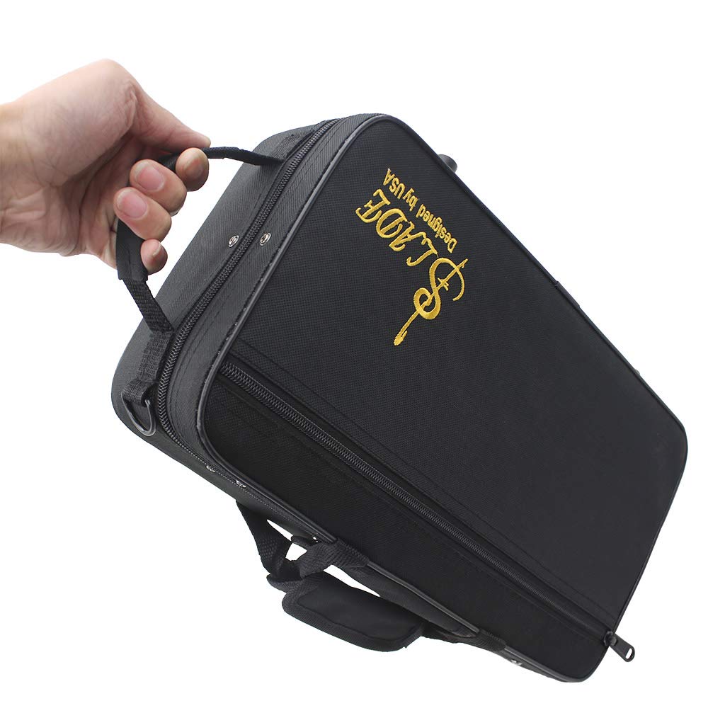VIDOO Schaum gepolstert verdickte Oxford Tuch Tasche Klarinette Box Fall mit Griff Band Schutz Teile Coupon 9db38e