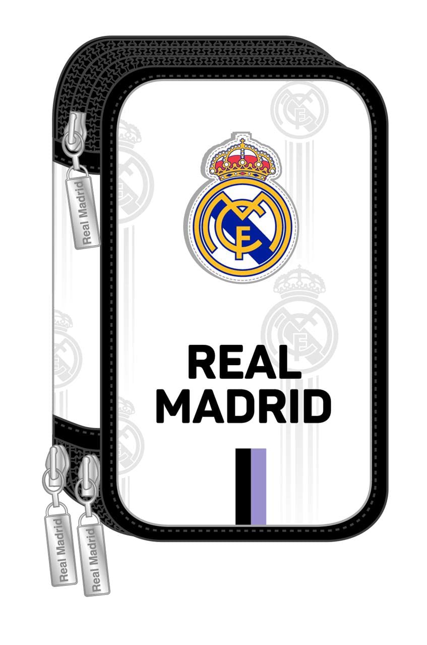 PLUMIER TRIPLE 36 pcs REAL MADRID 1ª EQUIP. 22/23