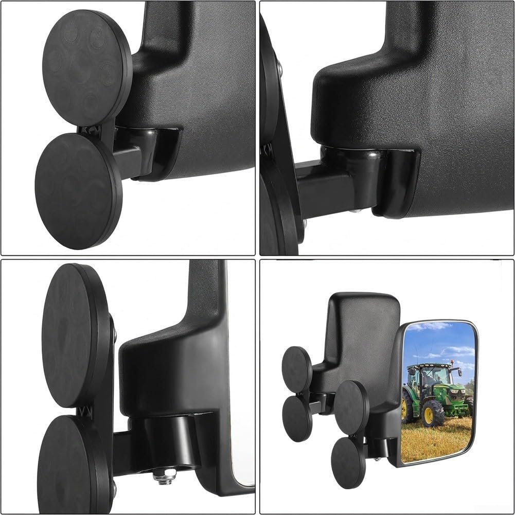 Retrovisore Magnetico per Trattore 180mm Regolabile Retrovisore