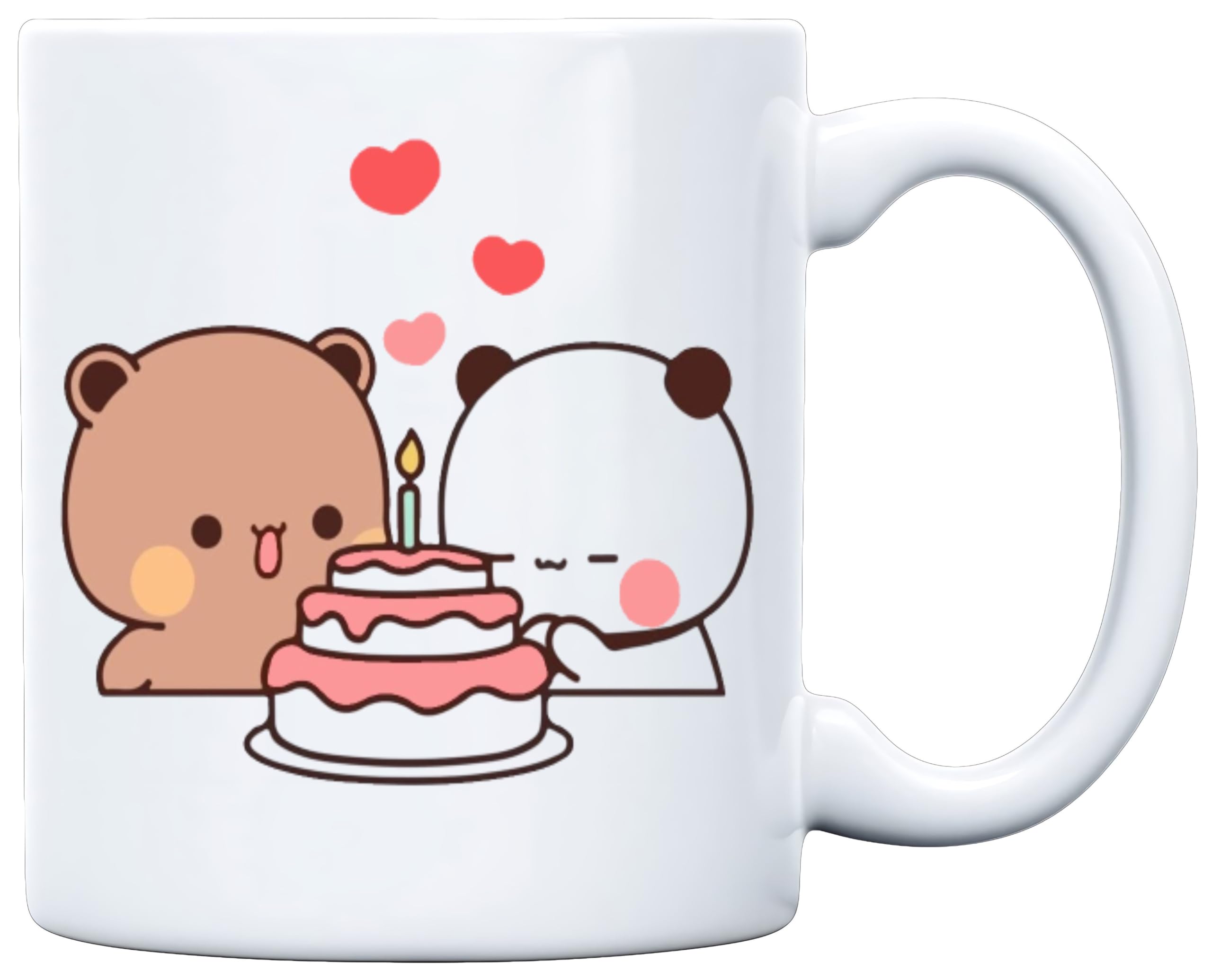 Bhavya Lifestyles Printed Bubu Dudu Valentine Coffee Mug to Gift to Best Friend, Boyfriend, Girlfriend, Kids with Glossy Finish and Vibrant Print (Set of 1) (Budu Dudu Cake) (B0CK2LHRY9) Amazon Price History, Amazon Price Tracker