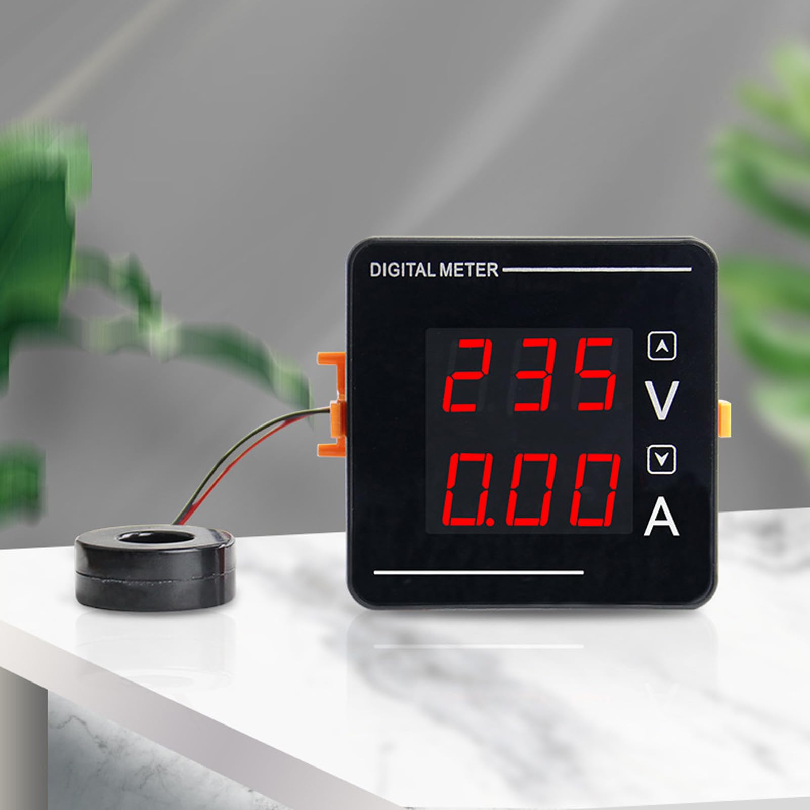 Amazon.co.jp: AC電圧電流計 2in1 50-500V 0-120A パネル埋込 | 赤色