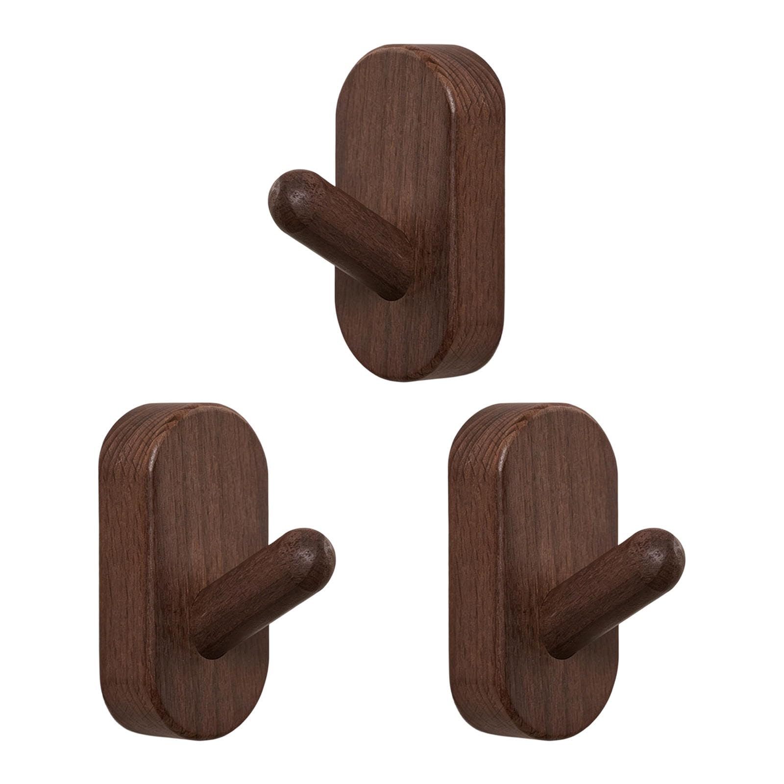 Xinsheinelry Sturdy Wood Mounting Hook Two Shape Available Sturdy Construction for Daily Use in Various Room Wood Wall Hook