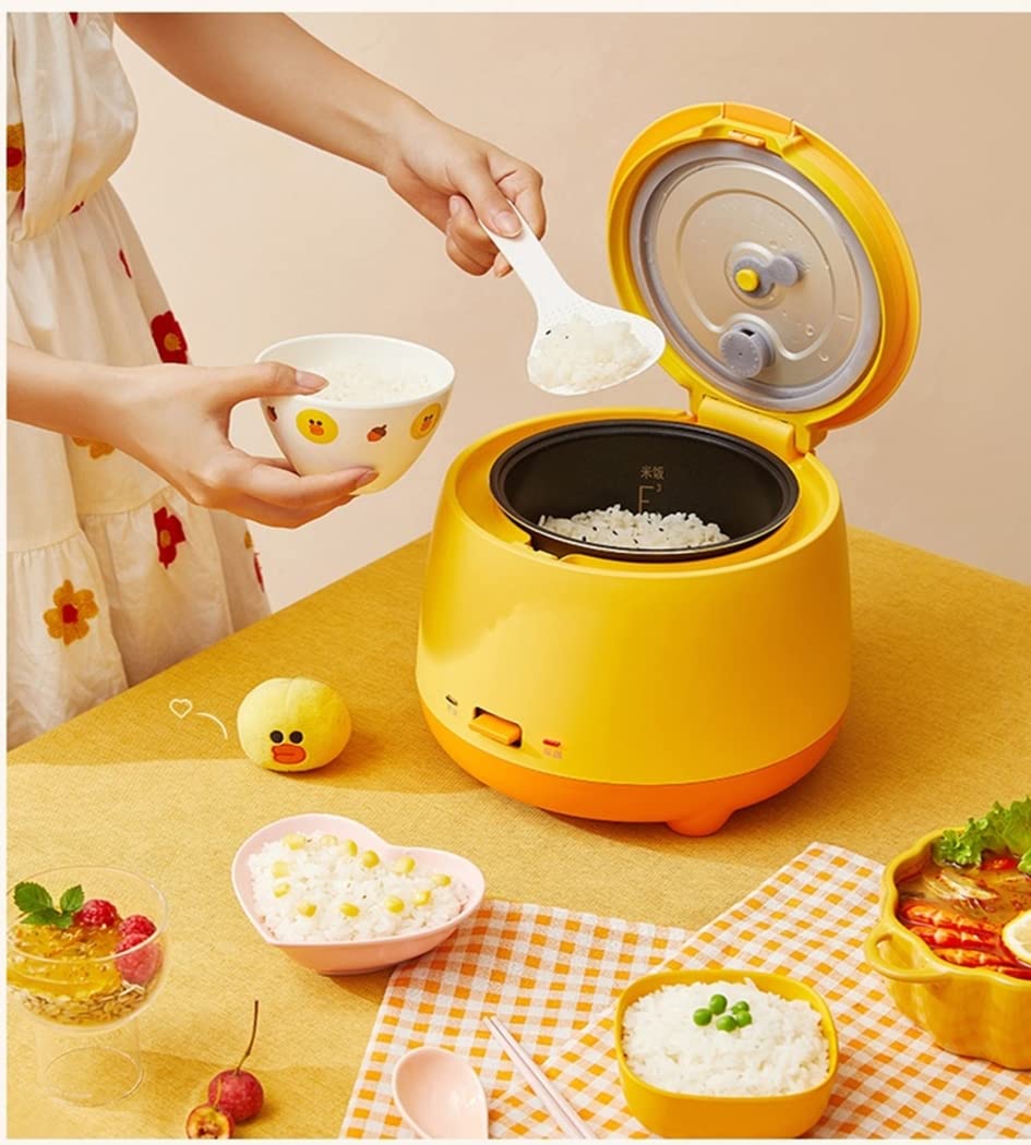 Rijstkoker met Steamer (3/4L) Binnenpan met antiaanbaklaag, Intelligente Isolatie, Rijst maken en stomen Gezonde voeding en groenten, voor 3-5 personen (Grootte: 3L