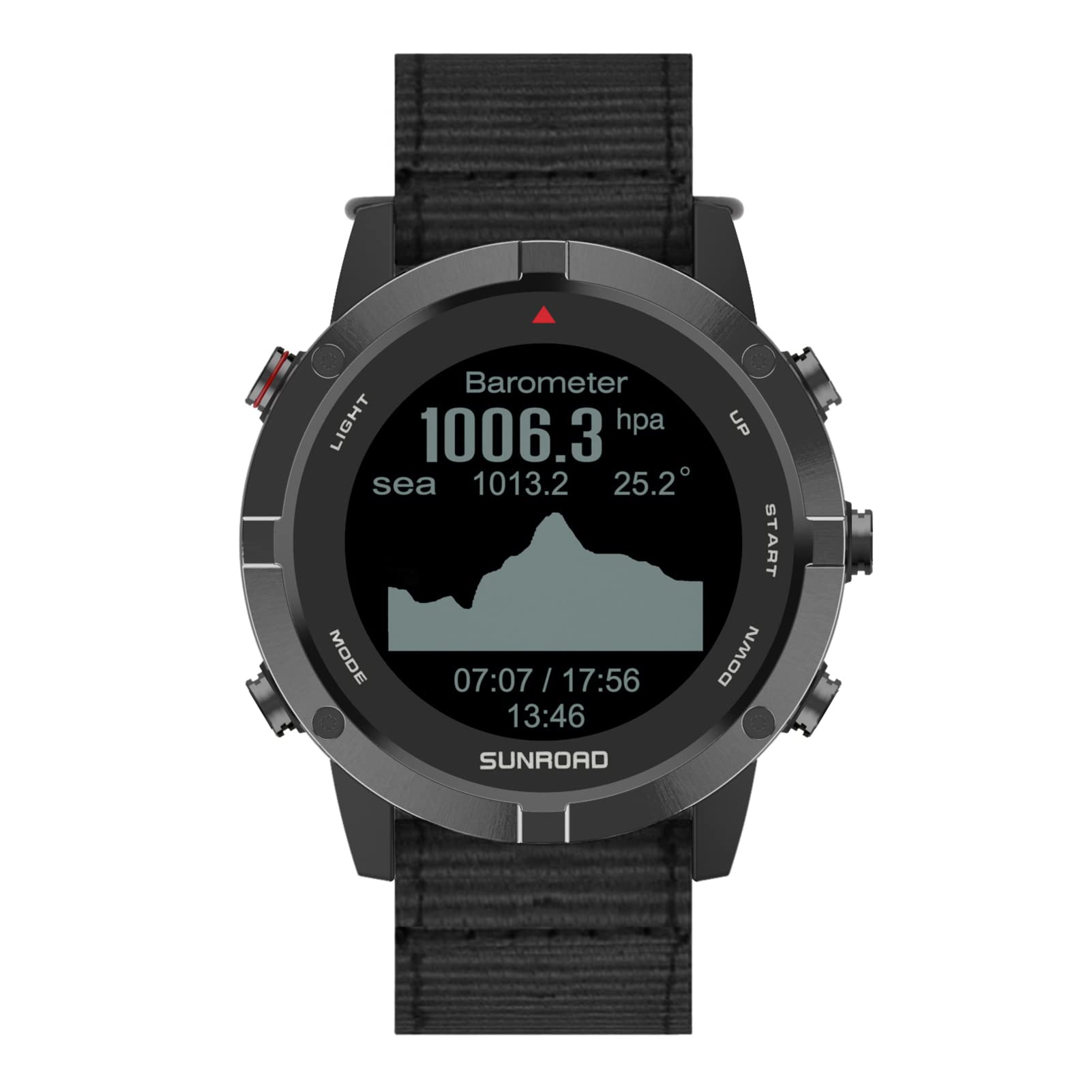 Irfora Zegarek sportowy, GPS, tracker fitness, zegarek na rękę z pulsometrem, 100 m, wodoszczelny, do biegania, pływania, jazdy na rowerze, wspinaczki