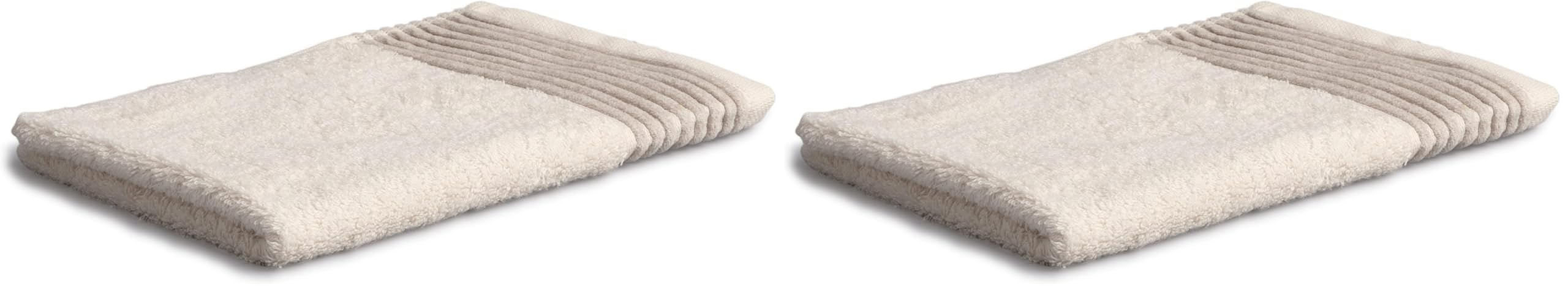Toallas ásperas nunca más: Toalla Möve de algodón suave con textura Spinair