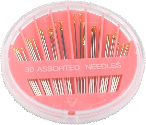Miniatura 6 de Hekisn 60 agujas de coser a mano de alta calidad, paquete de 2 unidades, 6 tamaños, 30 unidades, agujas de coser surtidas, agujas de coser para