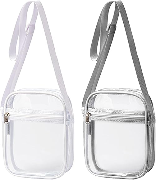 Transparente schultertasche Clearance