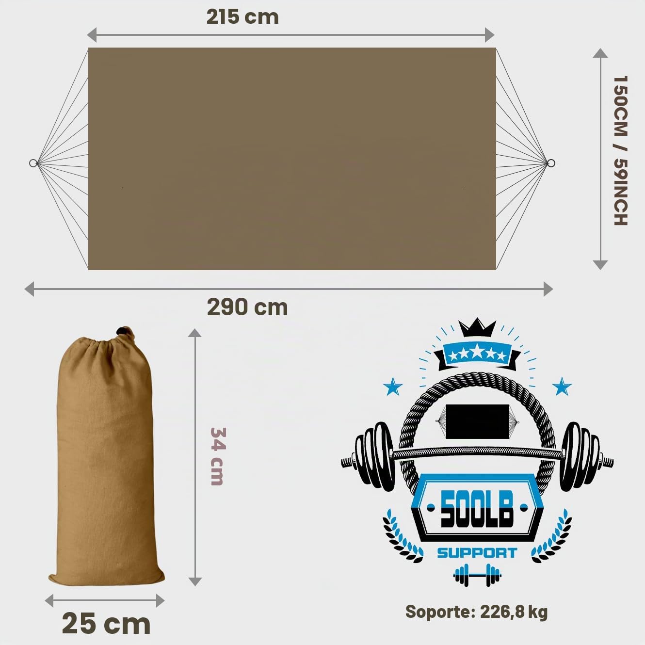 MOSFiATA Hamaca Jardin Boho, Hamaca Colgante con Flecos und Travesaño, Hamacas Tela Cómoda & Fácil de Montar, Capacidad de Carga de 250 kg