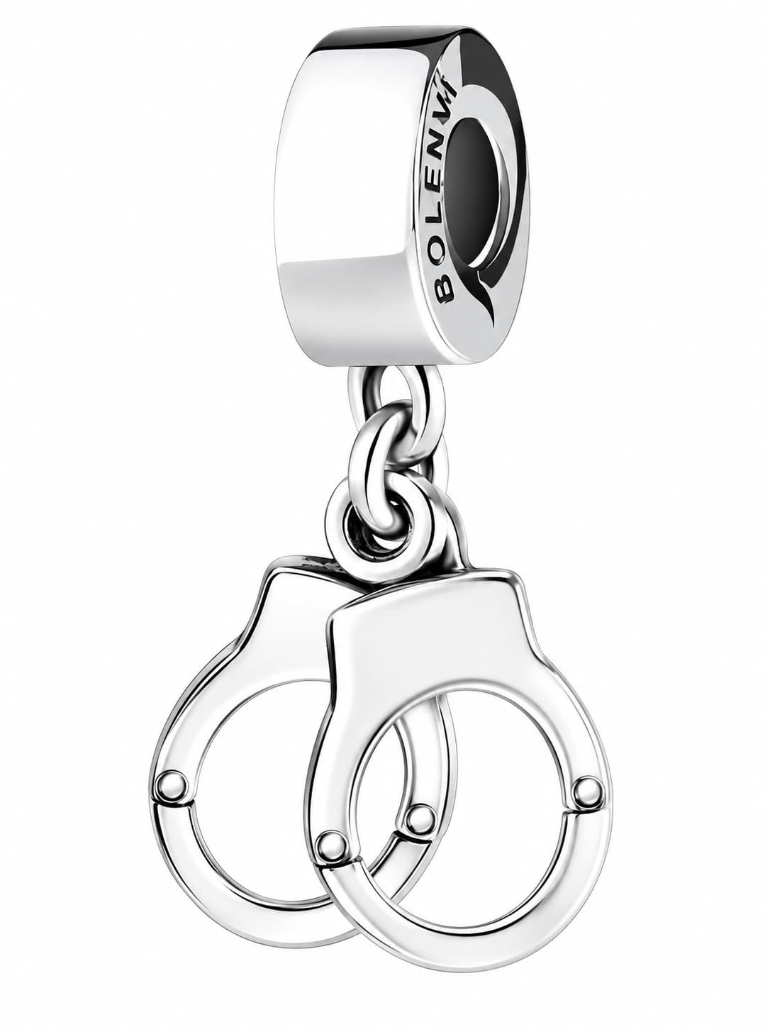 Bolenvi Ciondolo e charm compatibile con braccialetti Pandora e simili, collane e gioielli fai da te, in vero argento Sterling 925