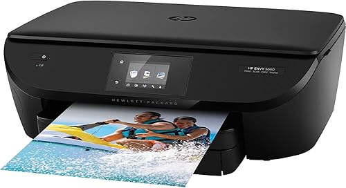 Miniatura 3 de Impresora de inyección de tinta con paquete de tinta instantáneo HP Envy 5660 inalámbrica todo en uno, Negro