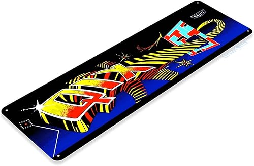 Miniatura 2 de Tinworld Letrero de estaño: Qix Arcade Game Room Shop Bar Marquesina Decoración de metal Retro Consola B036