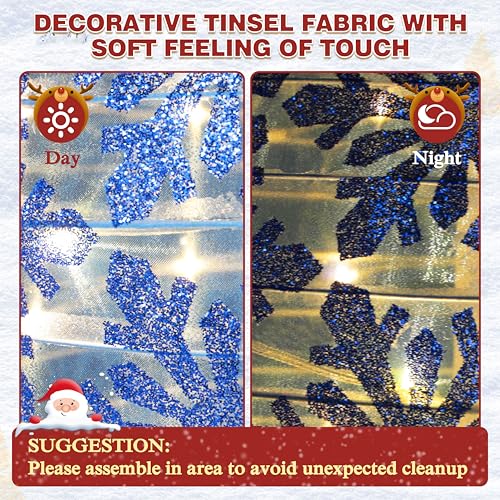 Yardenaler PG0403-20 5Ft Lighted Pop-Up Stackable Ornaments For Decoration, 3D Pre-Lit Decor With 210 Led Lights For Christmas, Freestanding Glittered Holiday Display With Easy Pop-Up Design For Outdoor thumb #3