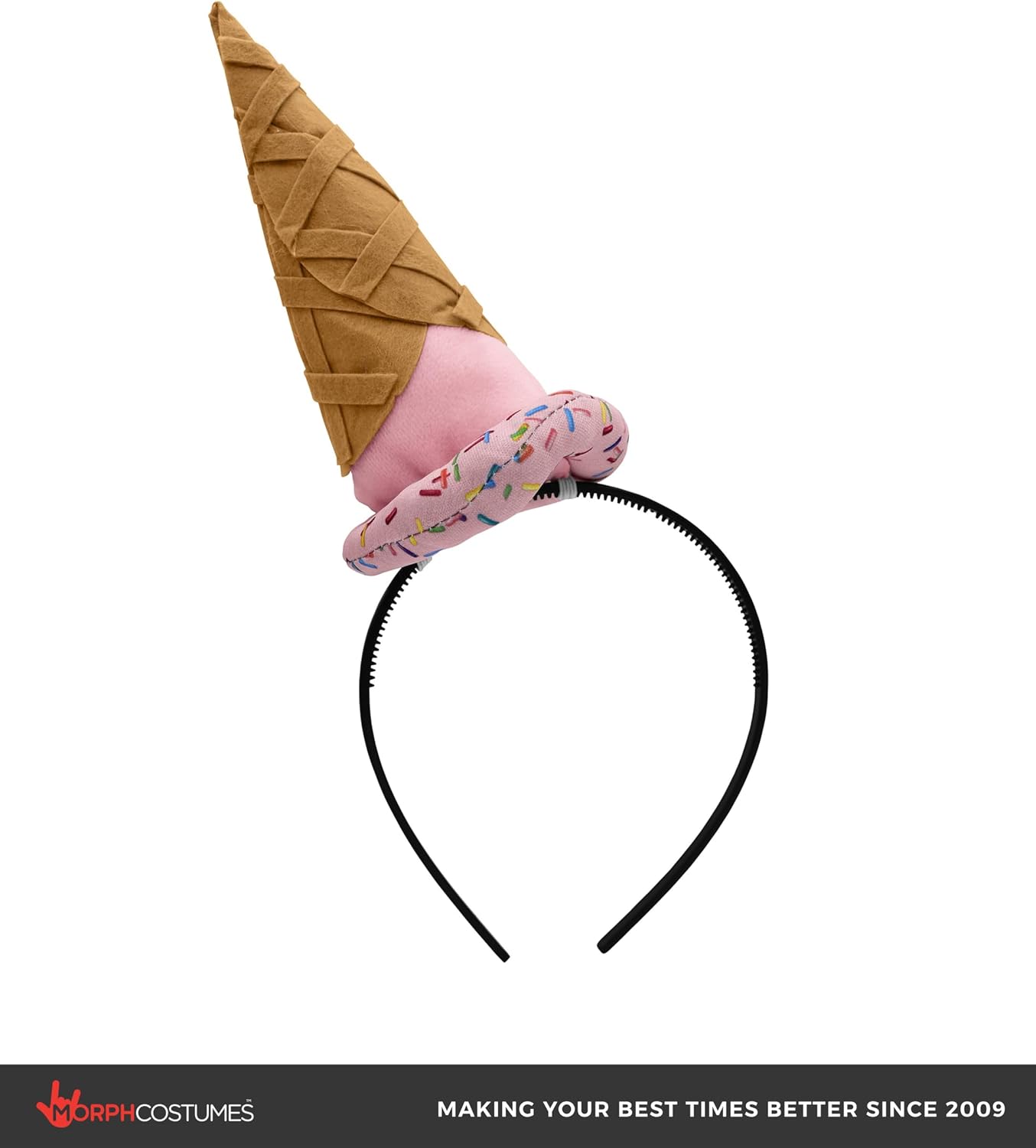 Nicky Bigs Novelties Cone Headband, Ice Cream Headband, Ice Cream Accessories, Funny Headbands, Funny Hat, Crazy Hats, Silly Hats For Adults