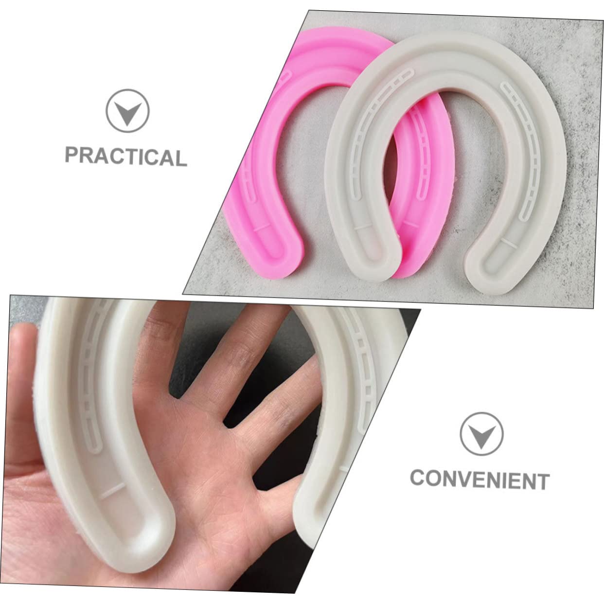 STOBOK 5pièces Moule Silicone Forme Cheval Pour Pour Fabrication De Bougies Parfumées Et Autres Artisanats Flexible Et Réutilisable