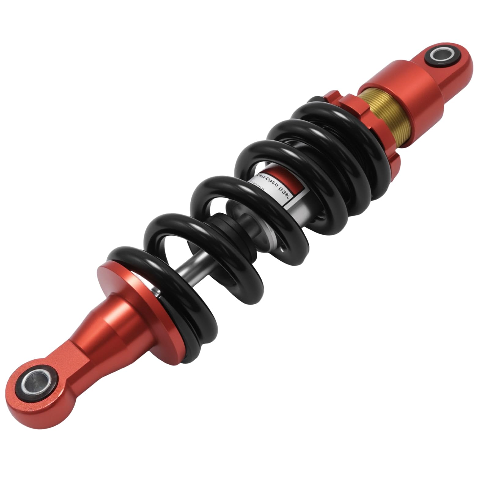 Hoypeyfiy 285 mm 980 lb 10 mm Bohrung, Einstellbare Feder-Stoßdämpfer hinten, Aluminiumlegierung, geeignet für 70 CC 90 CC 110 CC 125 CC 150 CC Geländefahrzeuge