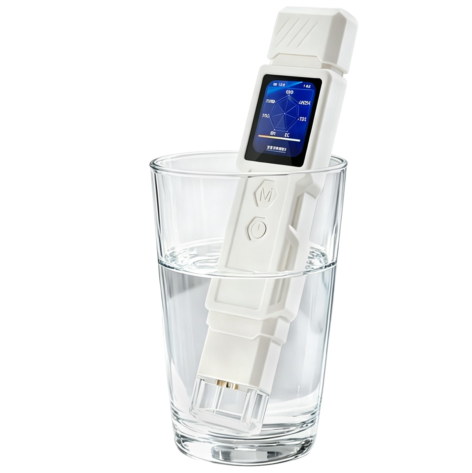 Analizador Digital de Calidad del Agua 9 en 1 | Para agua potable, Mide TDS, turbidez, CE, temperatura, salinidad, Mide GH, TOC, DQO y UV275