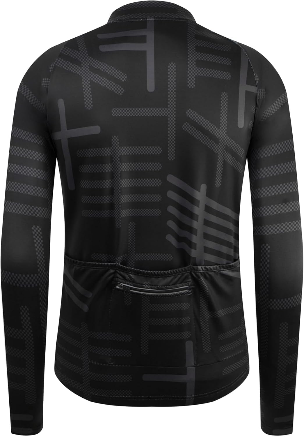 GCRFL Men's Cycling Jersey Long Sleeve Biking Shirt with 3+1 Zipper Pocket Breathable Quick Dry Bicycle Jersey - Image 3