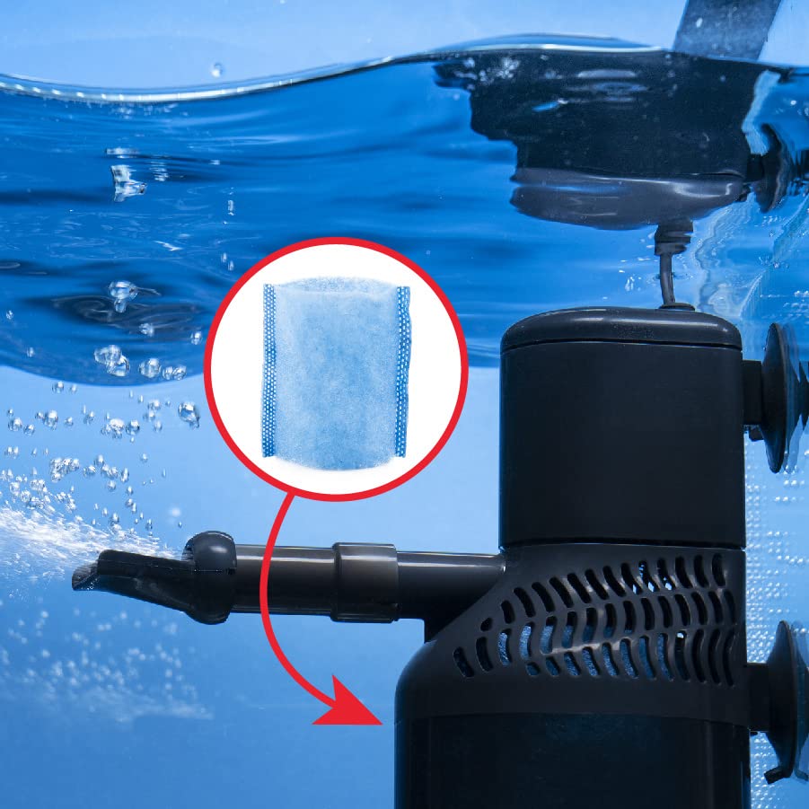 Image of Marineland Magnum 200 Polishing Internal Filter Floss Sleve, Traps Small Dirt Particles, 1 Ct. (Pack of 4)
